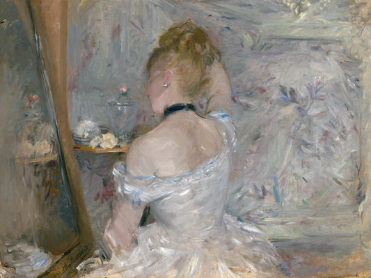 Woman at Her Toilette - HallOfArt