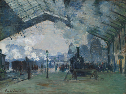 Arrival of the Normandy Train, Gare Saint-Lazare - HallOfArt