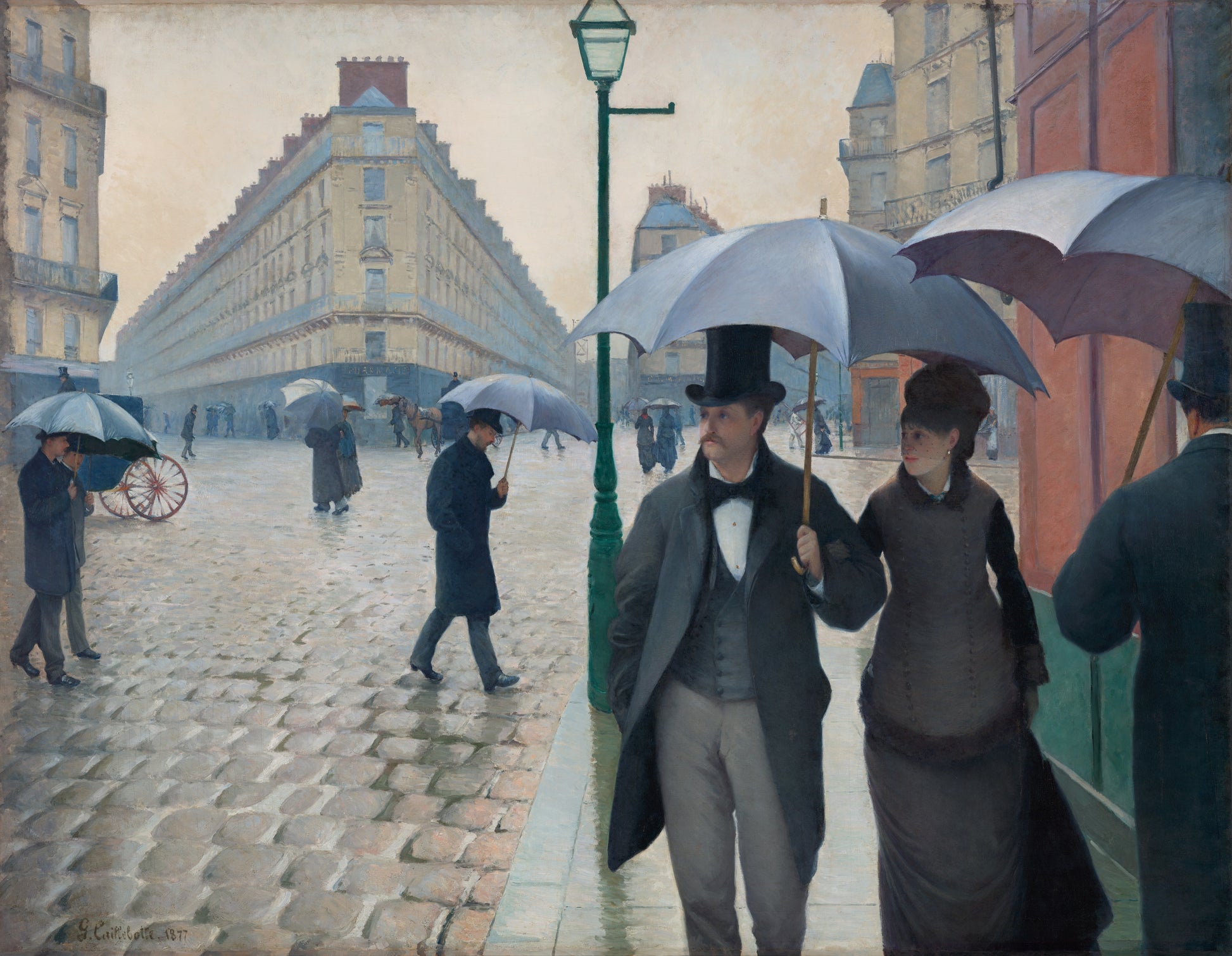 Paris Street; Rainy Day - HallOfArt