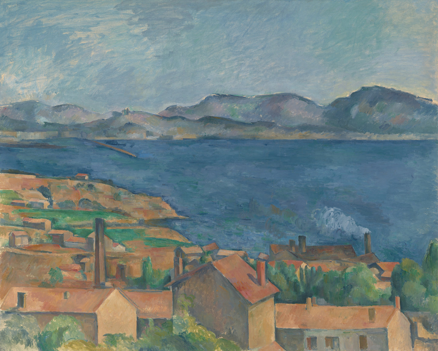 The Bay of Marseille, Seen from L'Estaque - HallOfArt