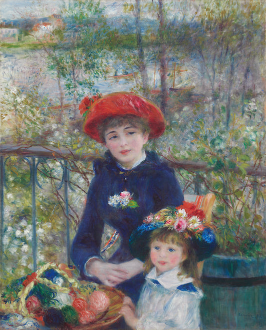 Two Sisters (On the Terrace) - HallOfArt