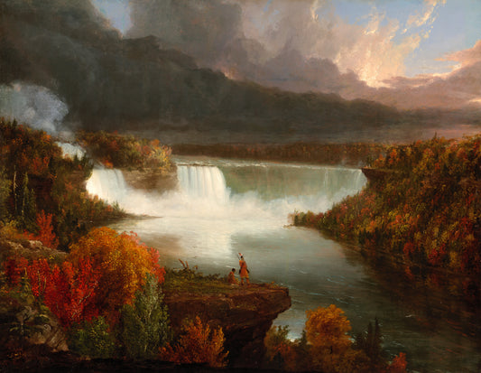 Distant View of Niagara Falls - HallOfArt